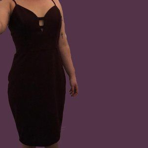 Maroon Cocktail Dress